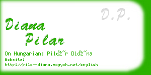 diana pilar business card